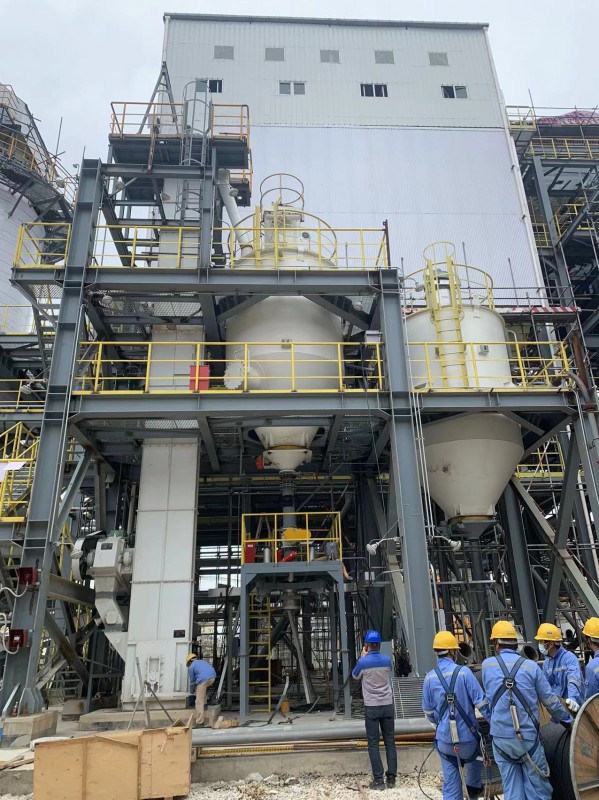 氮?dú)庋h(huán)氣力輸送項(xiàng)目現(xiàn)場